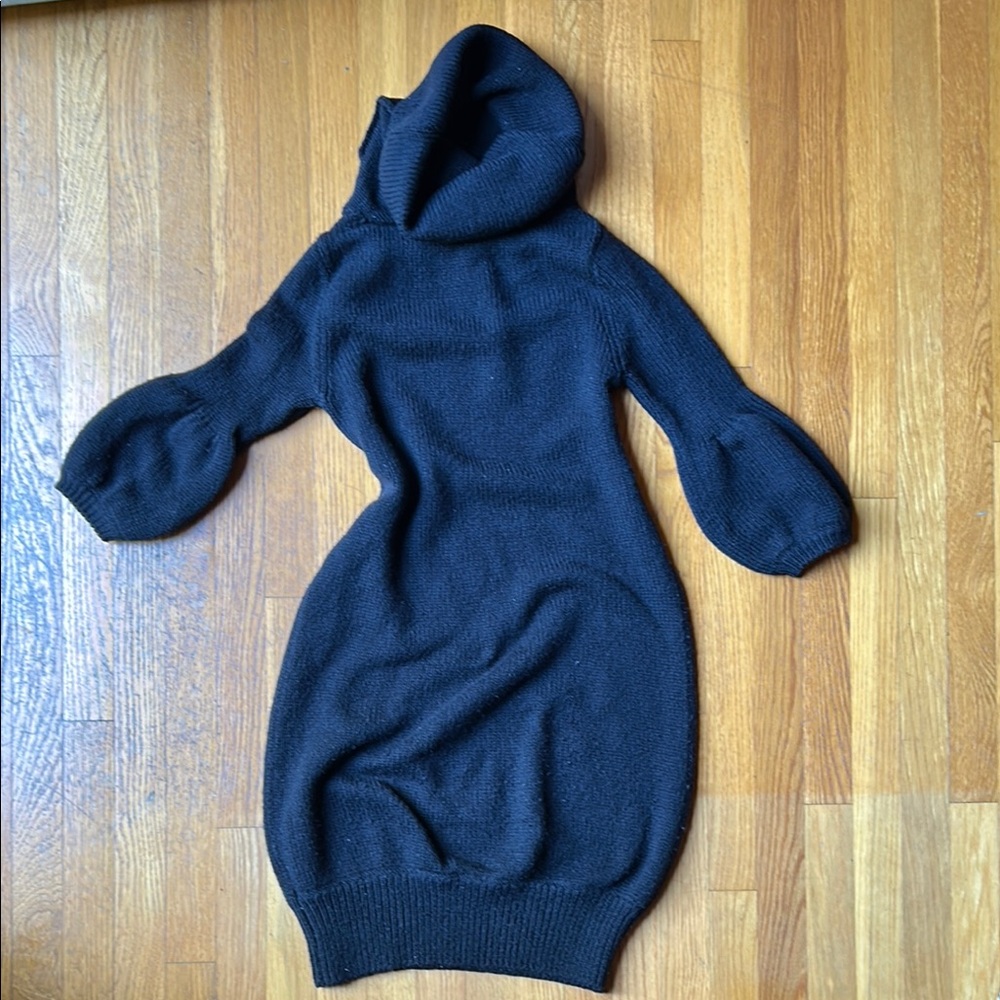 VINCE Wool Blend Sweater Dress. Cowl Neck. XS ❤︎
